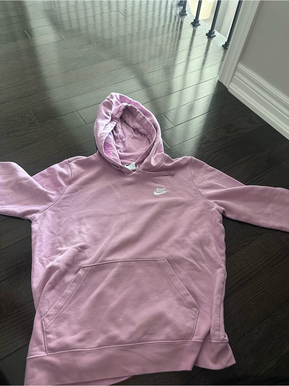 Women's pink lavender nike hoodie